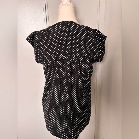 Savanna Jane Black and White Flutter Sleeve Sundress - Picture 6 of 8